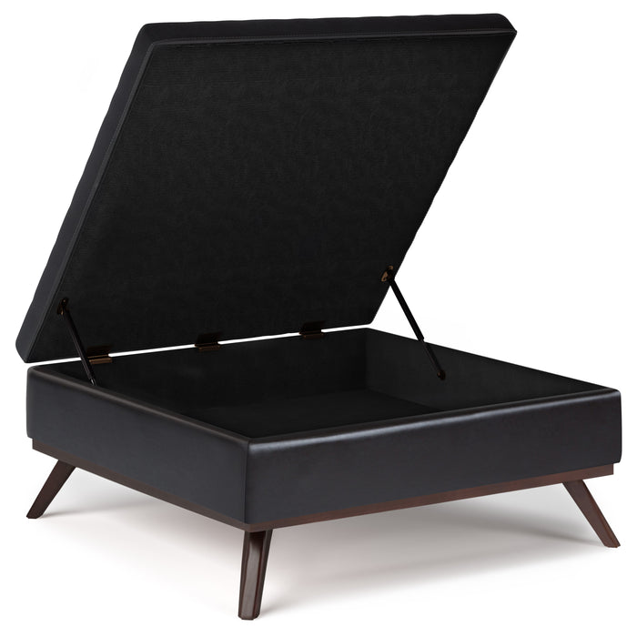 Owen - Square Coffee Table Storage Ottoman