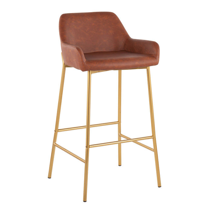 Daniella - Contemporary / Glam Fixed Height Bar Stool (Set of 2)