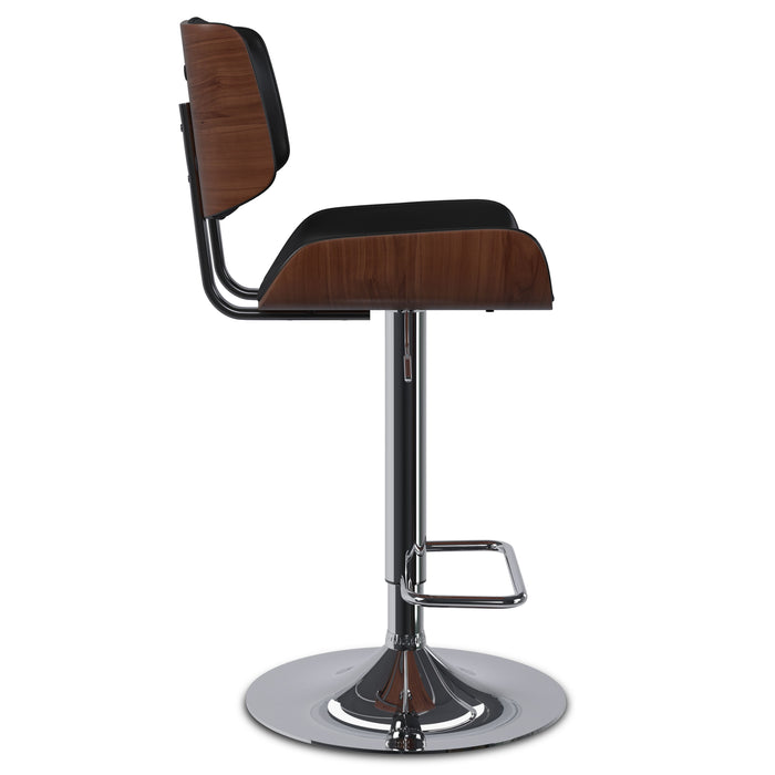 Holland - Adjustable Swivel Bar Stool - Black