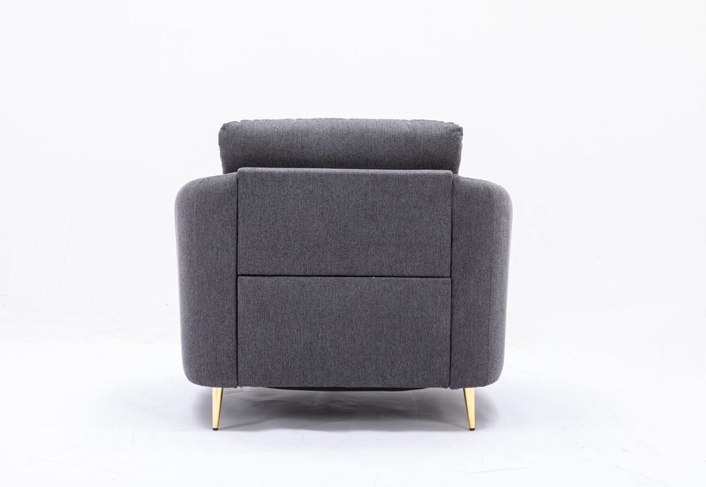 Yuina - Chair - Gray Linen