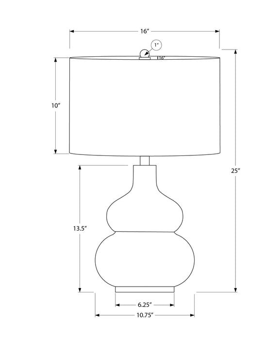 Lighting, Table Lamp, Contemporary - Cream