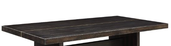 Jaramillo - Rustic Dining Table - Espresso / Gold