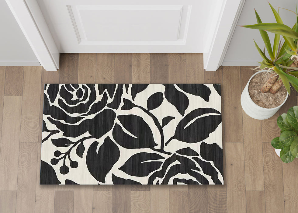 Fenix - Accent Rug - Cream / Dark Gray