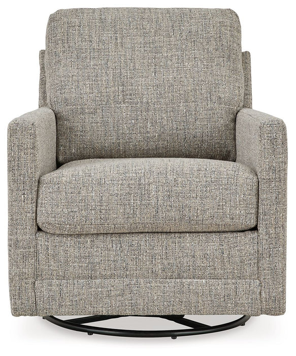 Bralynn - Linen - Swivel Glider Accent Chair