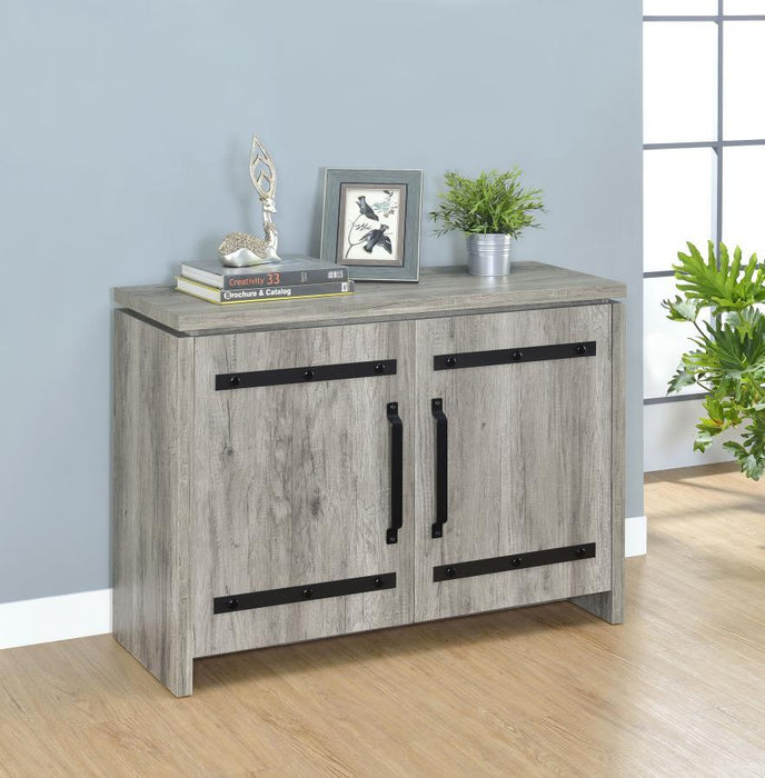 2-door Accent Cabinet Grey Driftwood