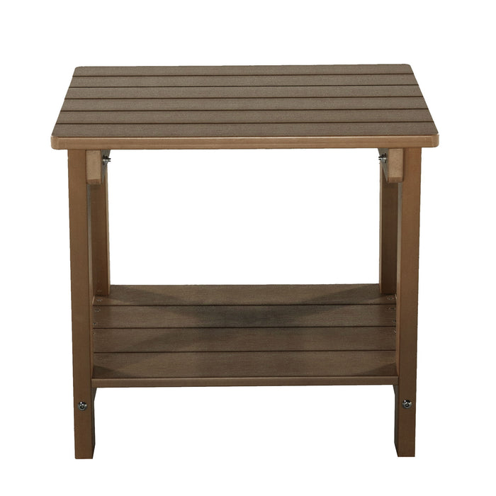 Key West - Weather Resistant Outdoor Indoor Plastic Wood End Table