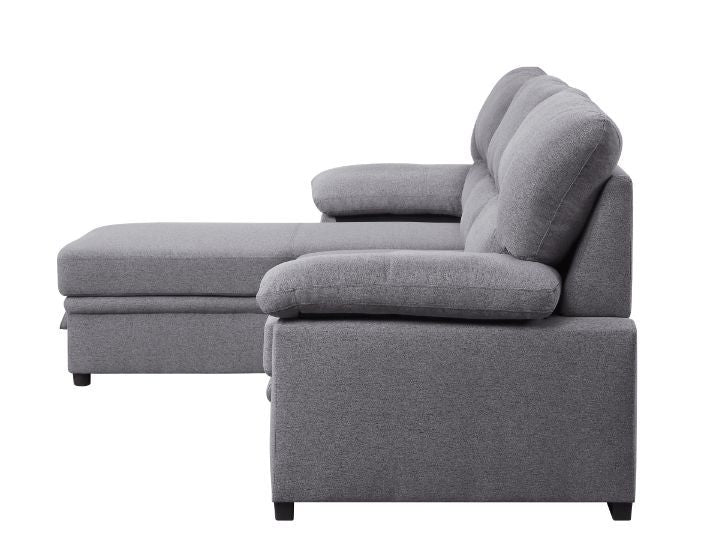 Nazli - Sectional Sofa - Gray Fabric