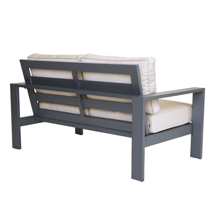 Loveseat - Powdered Pewter