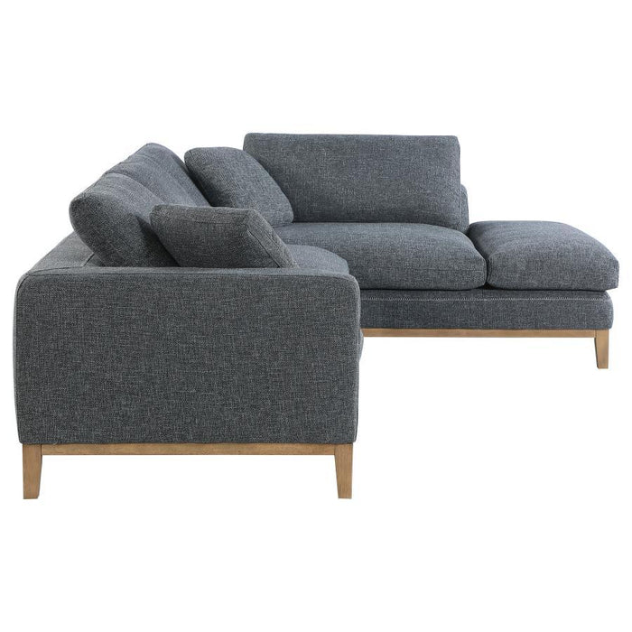 Grey - Persia 2-piece Modular Sectional Grey