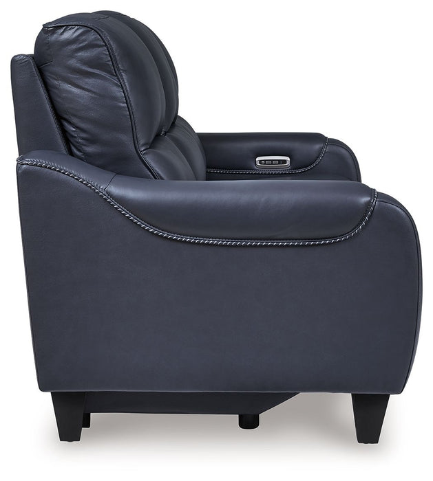 Mercomatic - Power Reclining Sofa With Adj Headrest