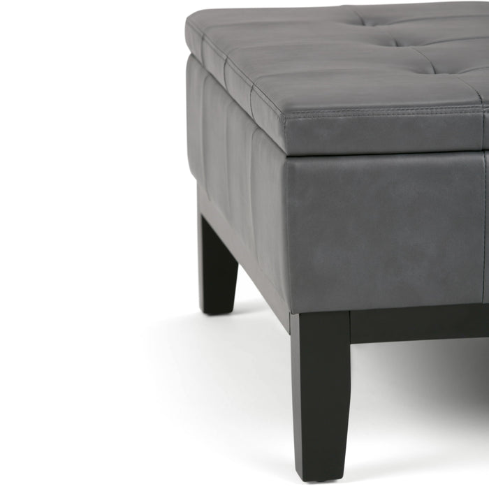 Dover - Square Coffee Table Storage Ottoman