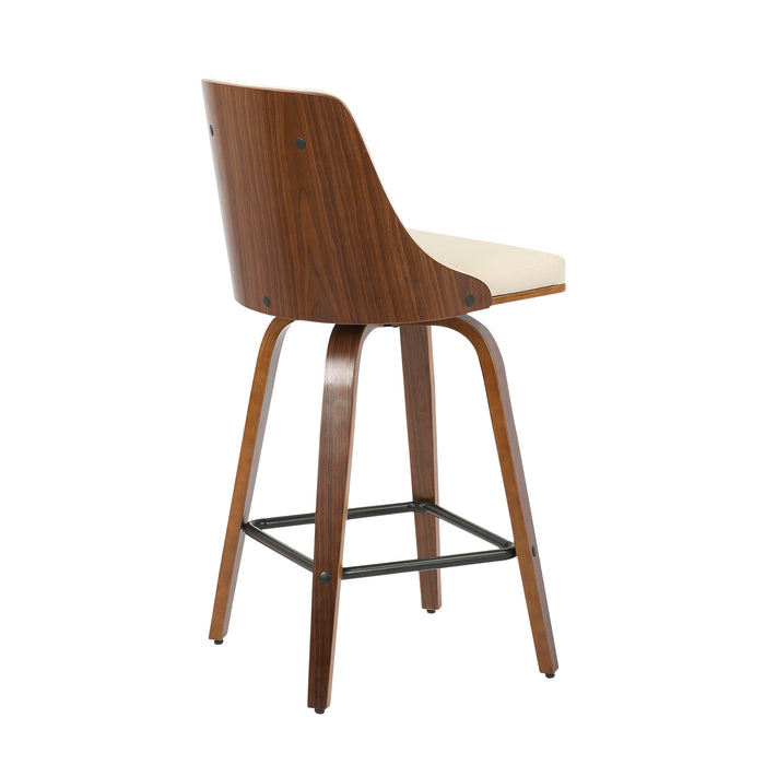 Gianna - Mid Century Modern Counter Stool (Set of 2)