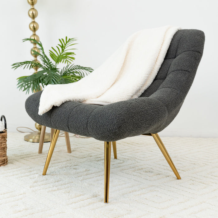 Aubrey - French Boucle Lounge Chair