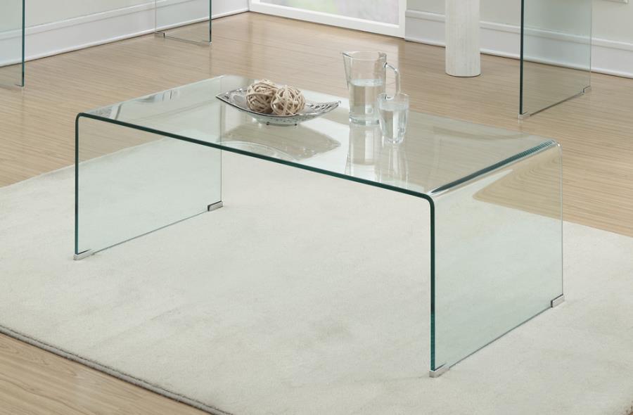 Rectangular Coffee Table Clear