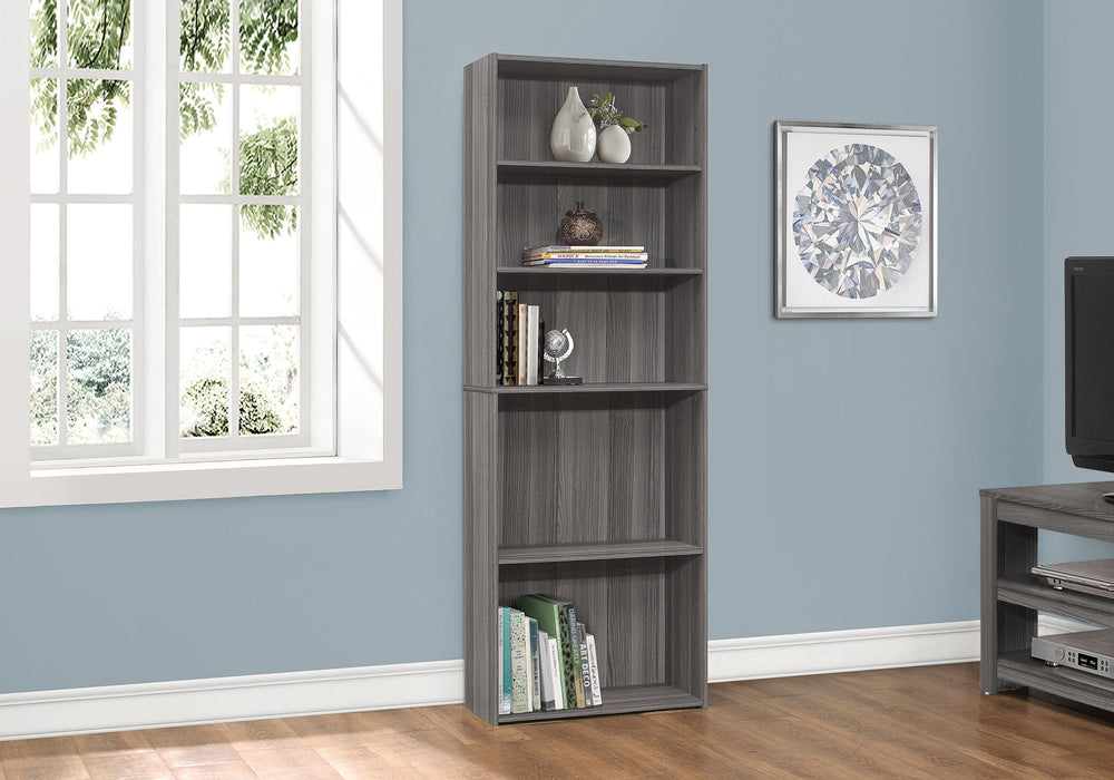 Bookshelf, Bookcase, 6 Tier, For Office, Transitional