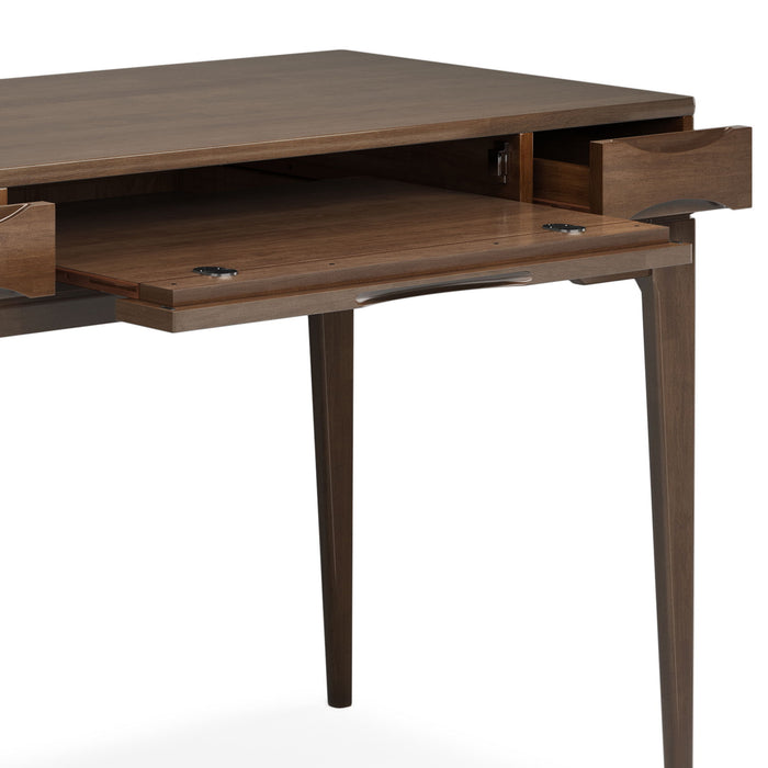 Harper - Small Desk - Walnut Brown