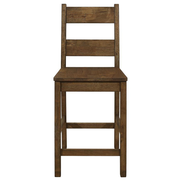 Coleman Collection - Coleman Counter Height Stools Rustic Golden Brown (Set of 2)