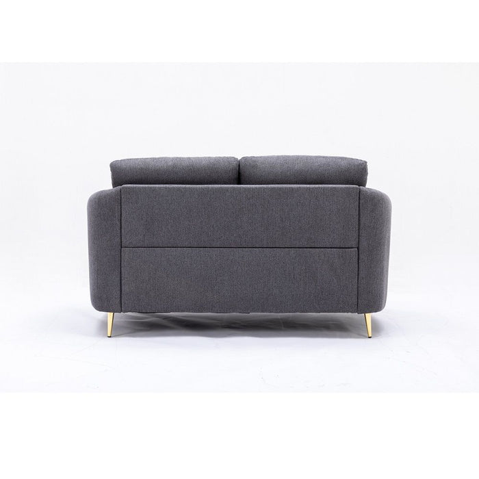 Yuina - Loveseat - Gray Linen