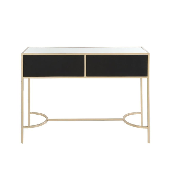 Wisteria - Accent Table - Mirrored & Rose Gold