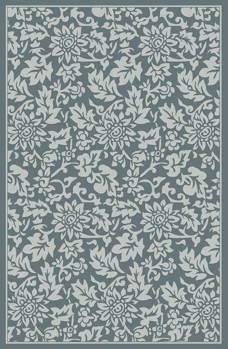 Macau - Non - Slip Accent Rug, Floral Charm