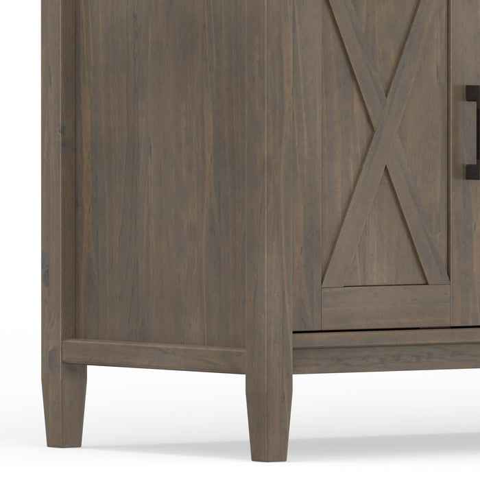 Ela - 72" TV Media Stand - Smoky Brown