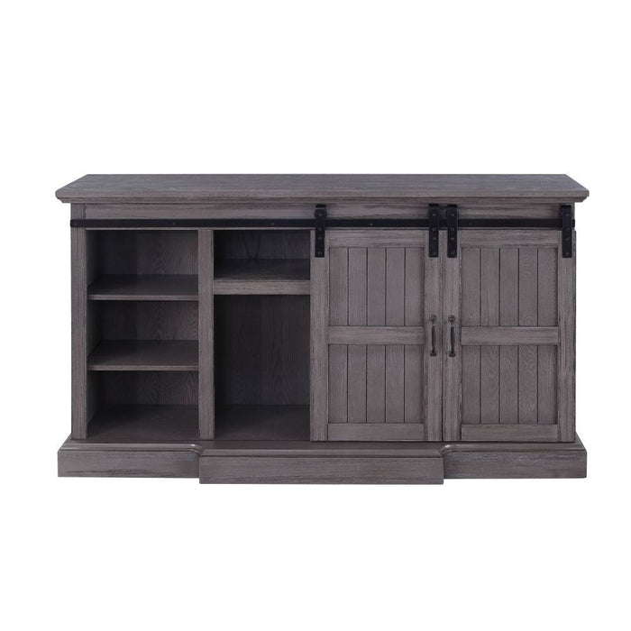 Admon - TV Stand - Gray Oak