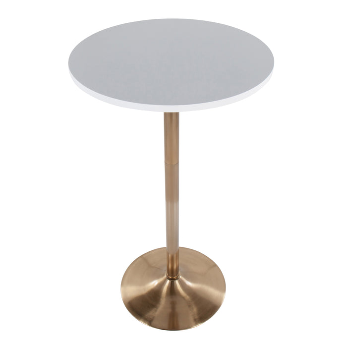 Pebble - Contemporary & Glam Adjustable Dining / Bar Table