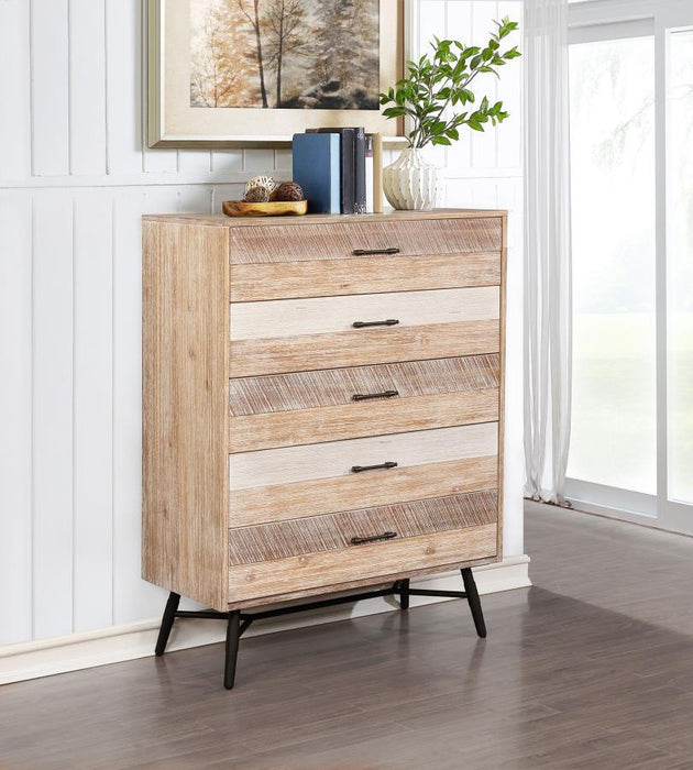 Marlow Collection - Marlow 5-drawer Chest Rough Sawn Multi