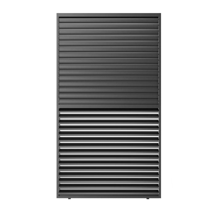 Louver Grille 1 / 3 10Ft Frame & Louvers - Black