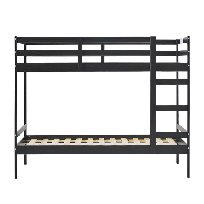 Modern Simple Solid Wood Bunk Bed