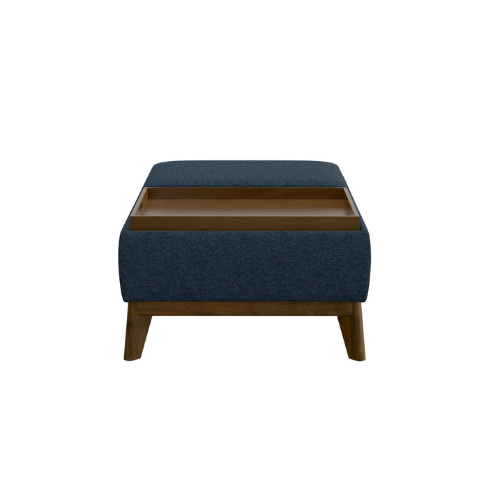 Varia - Reversible Tray Ottoman - Blue