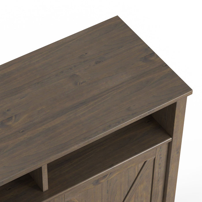 Ela - Medium Storage Cabinet - Smoky Brown