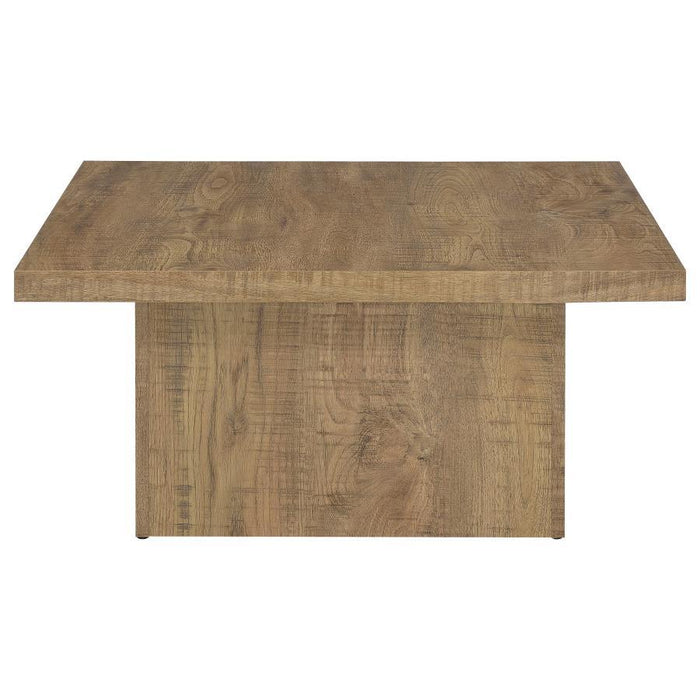 Devar - Square Engineered Wood Coffee Table - Mango