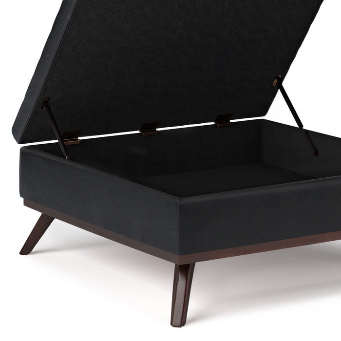 Owen - Square Coffee Table Storage Ottoman