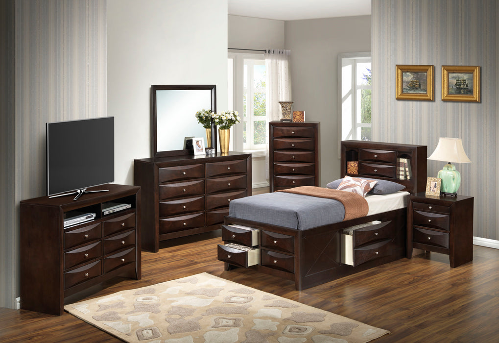 Marilla - Bookcase Storage Bed