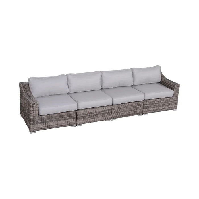 Stylish Sofa Seating Group With Cushions Perfect For Outdoor Gatherings