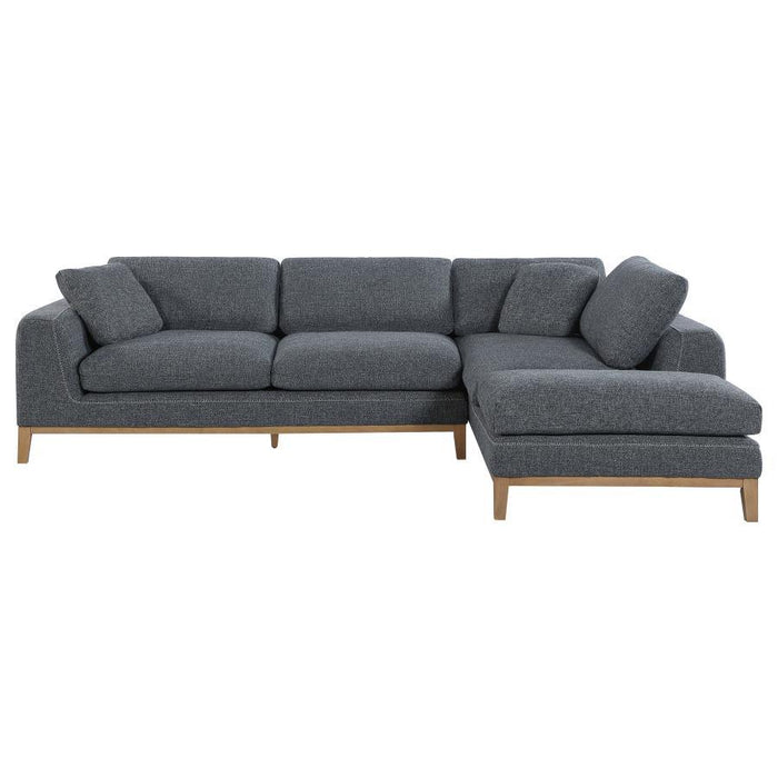 Grey - Persia 2-piece Modular Sectional Grey