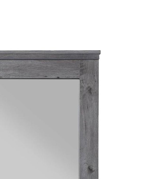 Vidalia - Rustic Mirror - Gray / Oak