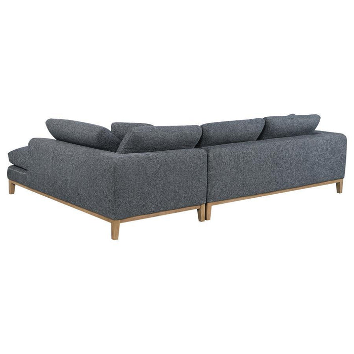 Grey - Persia 2-piece Modular Sectional Grey