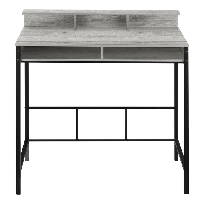 Computer Desk For Home Office, Standing, Storage Shelves, Laptop, Contemporary & Modern