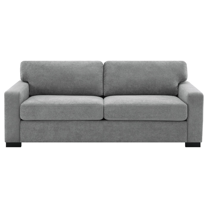 Simpson - Upholstered Sofa Sleeper With Queen Mattress - Gray