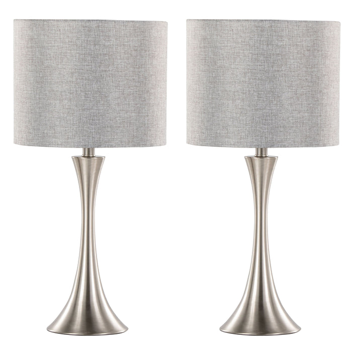 Lenuxe - Contemporary Modern Design Table Lamp (Set of 2)