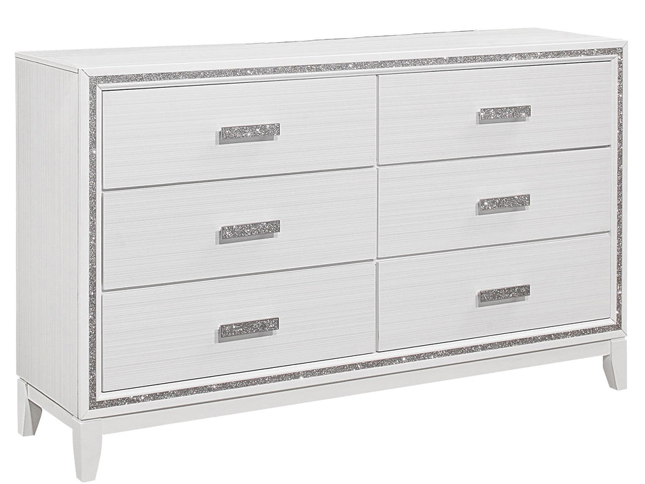 Almera - Glitter Dresser - White