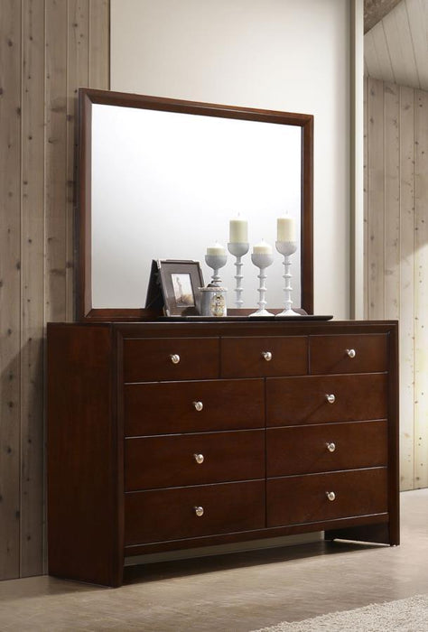 Serenity - 9-Drawer Dresser With Mirror