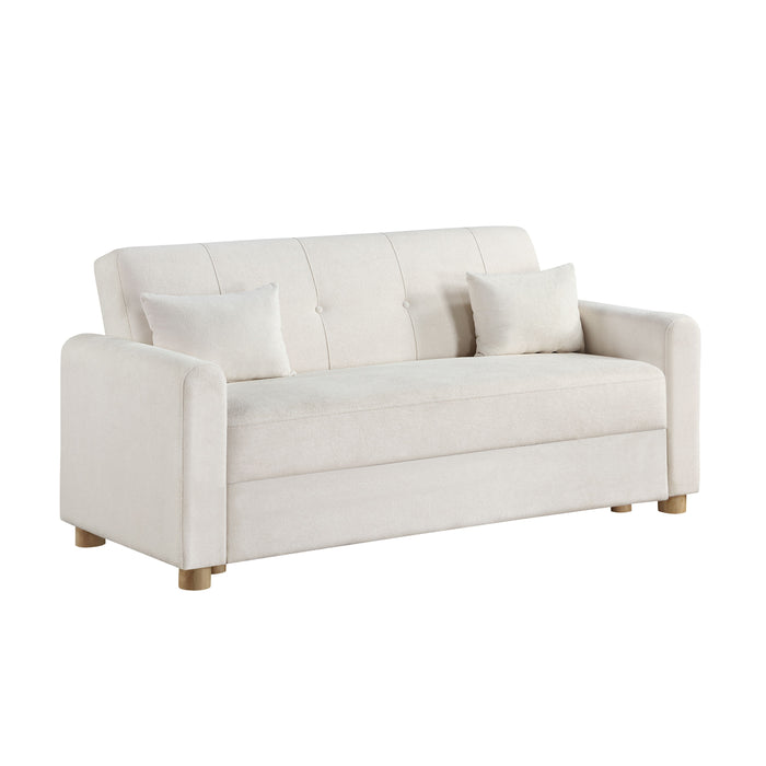 Thomas - 66" Convertible Sleeper Loveseat with Storage