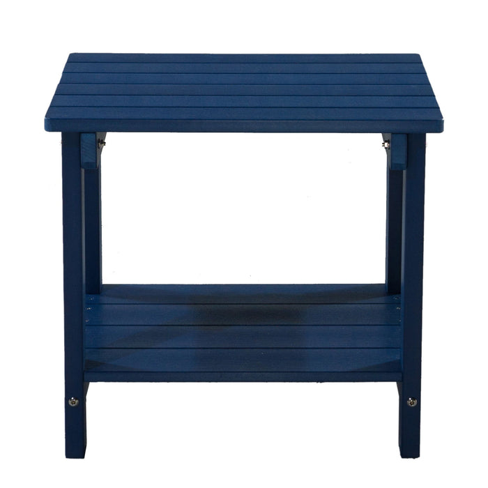 Key West - Weather Resistant Outdoor Indoor Plastic Wood End Table