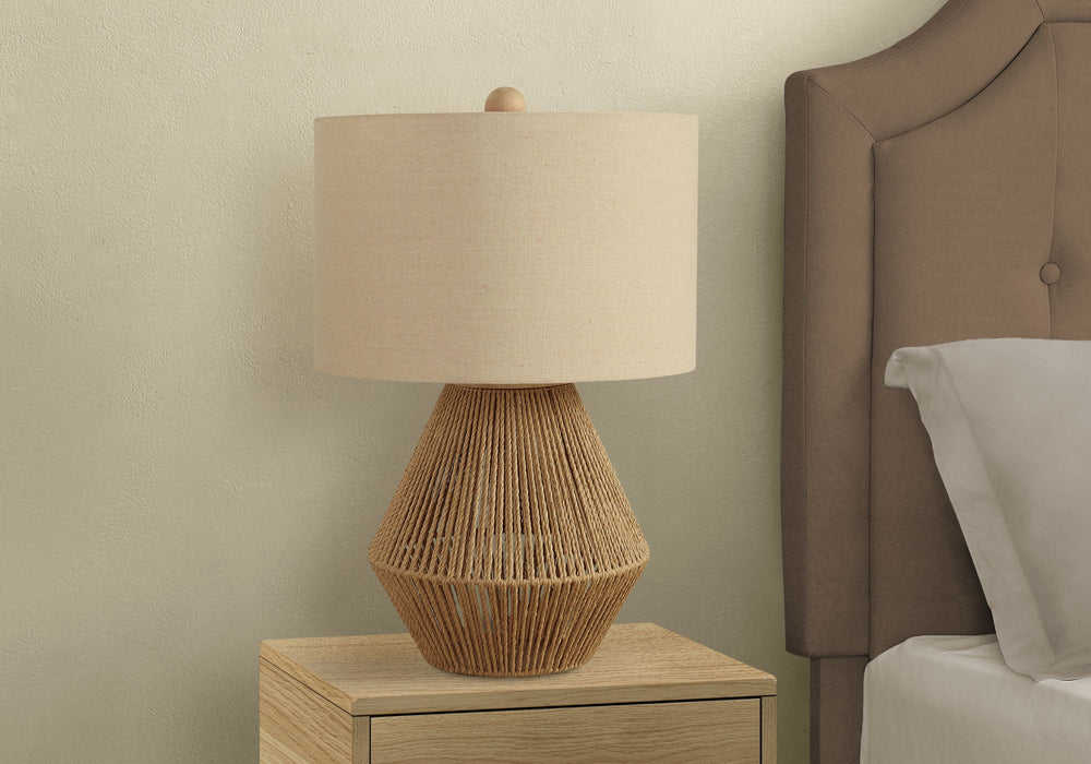 Lighting, Table Lamp, Rope, Resin, Transitional - Brown