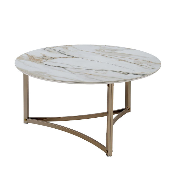 Zaidee - Coffee Table - Sintered Champagne