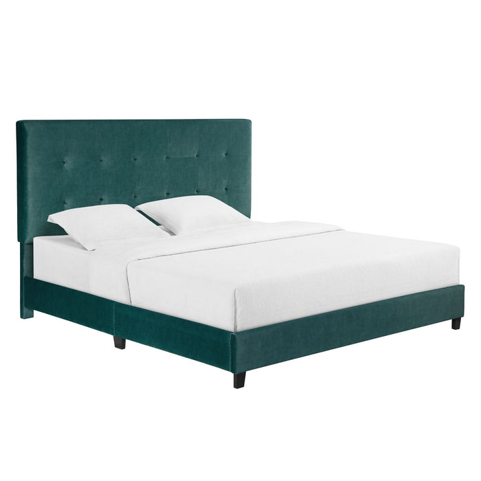 Bridgevine Home - Platform Bed - Tufted Headboard