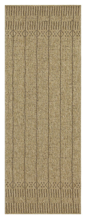 Earth - 2'7" X 7'3" Indoor, Outdoor, Area Rug - Jute, Mocha